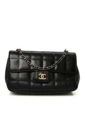 Chanel Lambskin Quilted Mini Chocolate #295675C24B